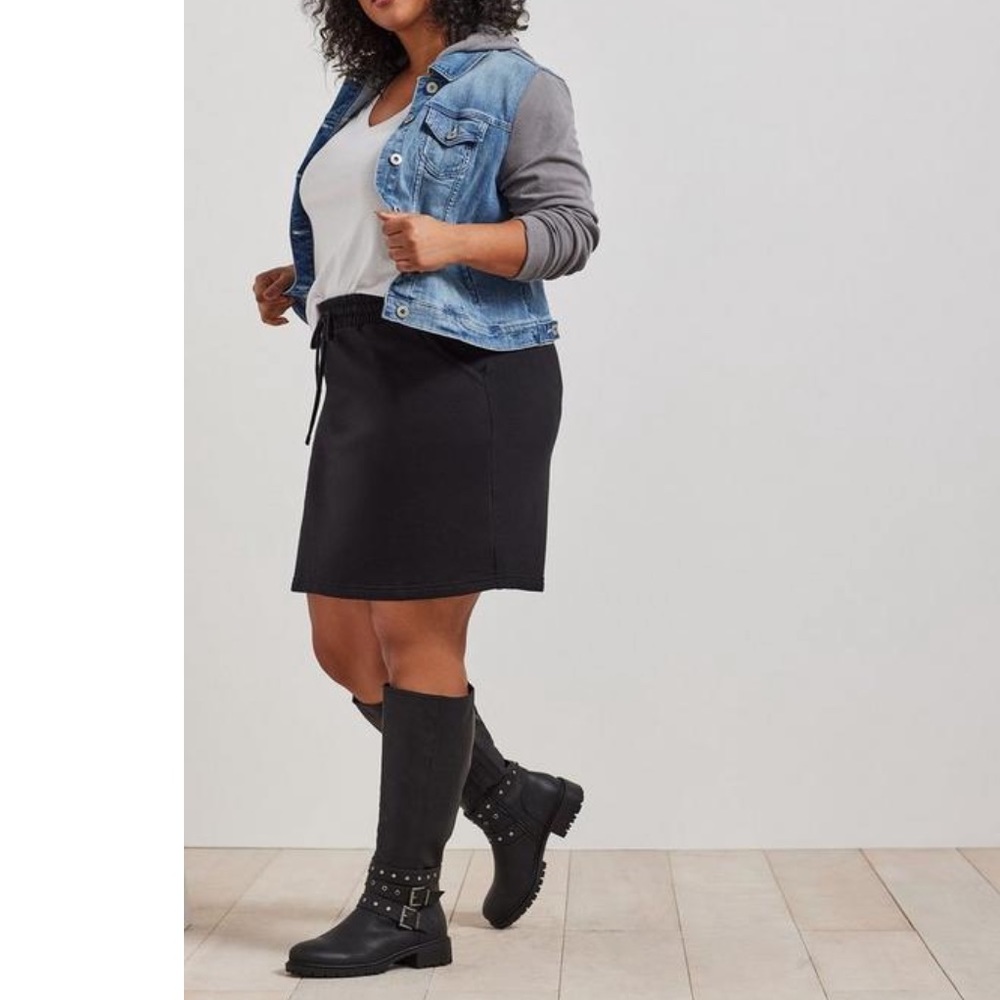 Torrid A Line Fleece Mini Skirt
